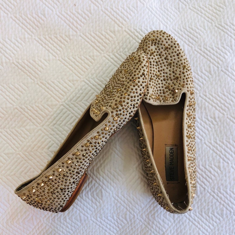 Steve Madden jeweled flats